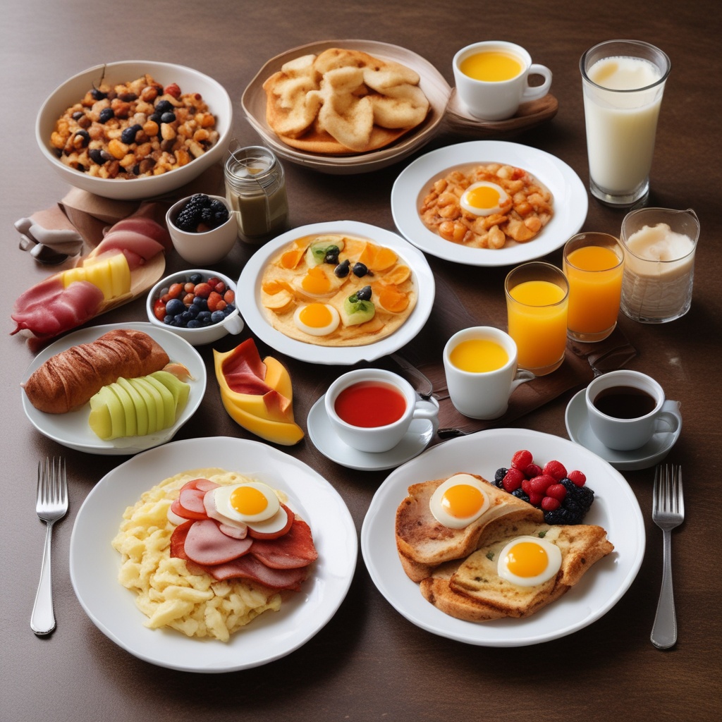 breakfast options photo